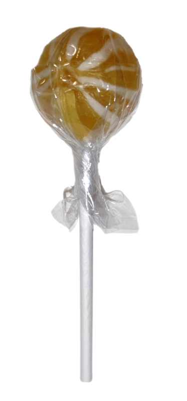 Küfa Limo-Lolly mit erfrischendem Limonadengeschmack - Farbe Gelb-Weiß